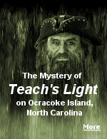Local fisherman on Ocracoke Island tell tales of the ghostly appearances of Teach's Light, thought to be the ghost of Blackbeard the pirate, in the channel where he met his ghastly end.